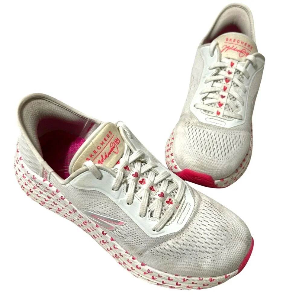 Skechers x JGoldcrown Max Cushioning Elite 2.0 Heart Chaser Women 129630  Sz 7